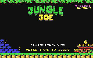 Jungle Joe (Homebrew) — Title screen